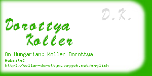 dorottya koller business card